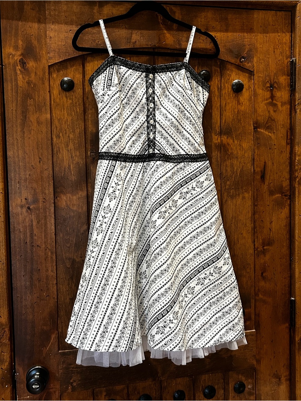MY MICHELLE Black and White Dress, Size 3 Juniors